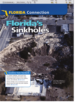 Florida`s Sinkholes