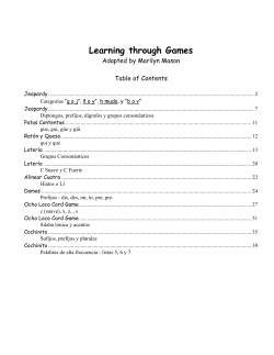 Learning through Games