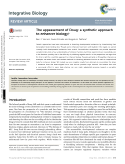 The appeasement of Doug: a synthetic approach