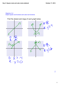 Day 2- Square roots and cube roots.notebook