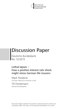 how a positive interest rate shock might stress