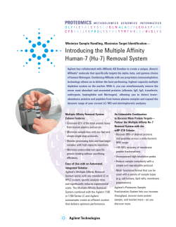 Introducing the Multiple Affinity Human-7 (Hu