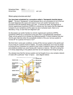 Brachial Plexus Block