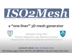a &ldquo;one-liner&rdquo; 3D mesh generator