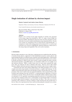 Single ionization of calcium by electron impact