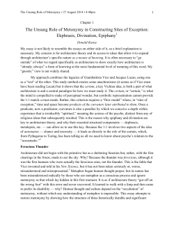 The Unsung Role of Metonymy - Boundary Language: A Critical