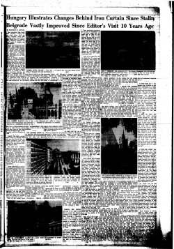 Hungary Illustrates ind Iron Curtain Since