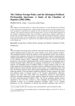 The Chilean Foreign Policy and the Ideological Political