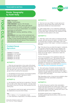 Roots: Geography: Lesson plan