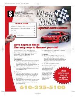 Auto Express Check The easy way to finance your car!