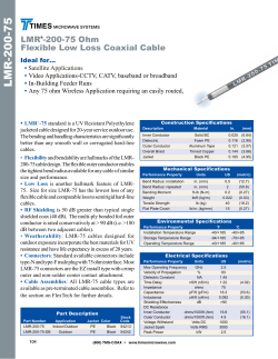 LMR-200-75 - Times Microwave
