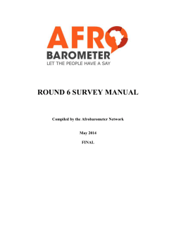 round 6 survey manual