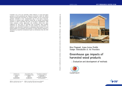 Greenhouse gas impacts of harvested wood products