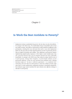 Is Work the Best Antidote to Poverty?