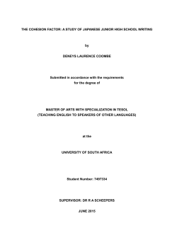 Chapter 4: Results - Unisa Institutional Repository