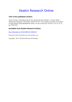 Deakin Research Online
