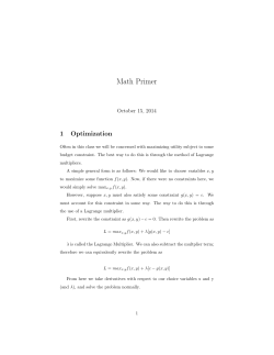 Math Primer - Sites@Duke