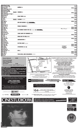 CS Flyer 40 - Cinestudio