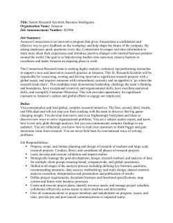 Senior Research Scientist