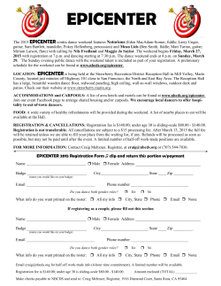 epicenter - North Bay Country Dance Society