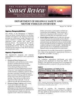 department of highway safety and motor vehicles overview