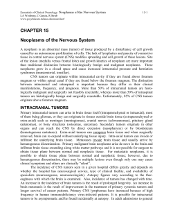 CHAPTER 15 Neoplasms Of The Nervous System