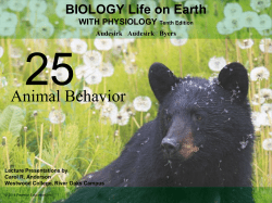 Animal Behavior - Linn-Benton Community College