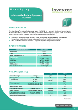 n-butane/isobutane /propan ee