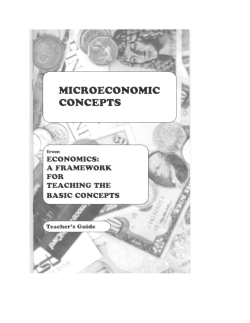 MICROECONOMIC CONCEPTS