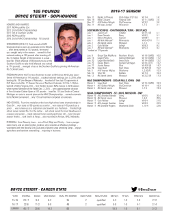 165 POUNDS BRYCE STEIERT