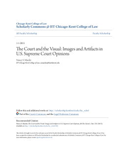 Images and Artifacts in US Supreme Court Opinions