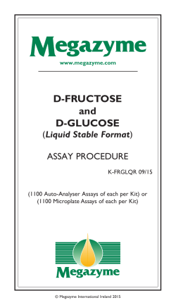 D-FRUCTOSE and D-GLUCOSE