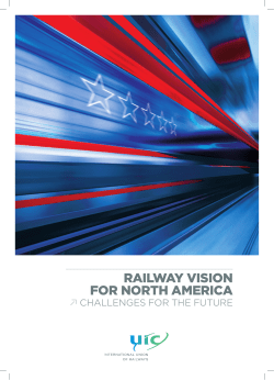 Railway vision foR noRth ameRica