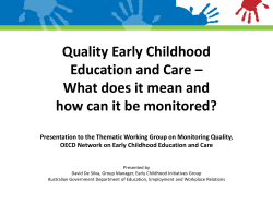 Quality ECEC - What does it mean and how can it be
