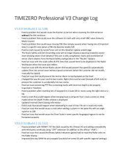 TIMEZERO Professional V3 Change Log