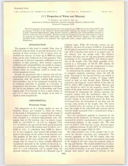 PVT Properties of Water and Mercury