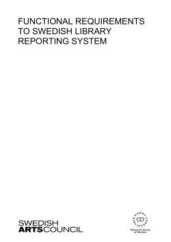 functional requirements to swedish library