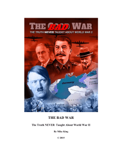 THE BAD WAR - The Real History Channel