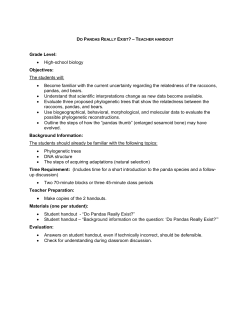 Do Pandas Really Exist