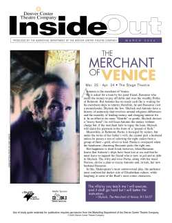 Merchant of Venice - Denver Center for the Performing Arts