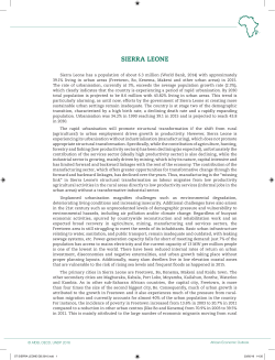sierra leone - African Economic Outlook