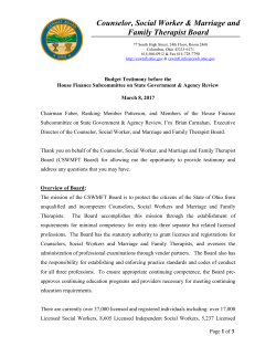 Testimony - Legislative Information Systems
