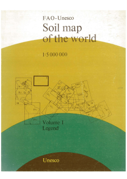 FAO-UNESCO soil map of the world