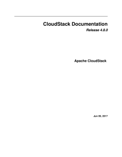 CloudStack Documentation