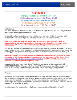 CSE115 Lab 10