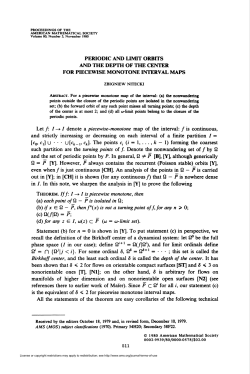 periodic and limit orbits and the depth of the center for piecewise