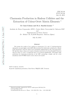 Charmonia production in hadron colliders and the extraction of