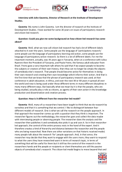 R1-TV03 - Institute of Development Studies