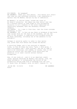 Day Five of Case - Transcript as Adobe Acrobat File.