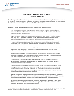 Sample Test Questions